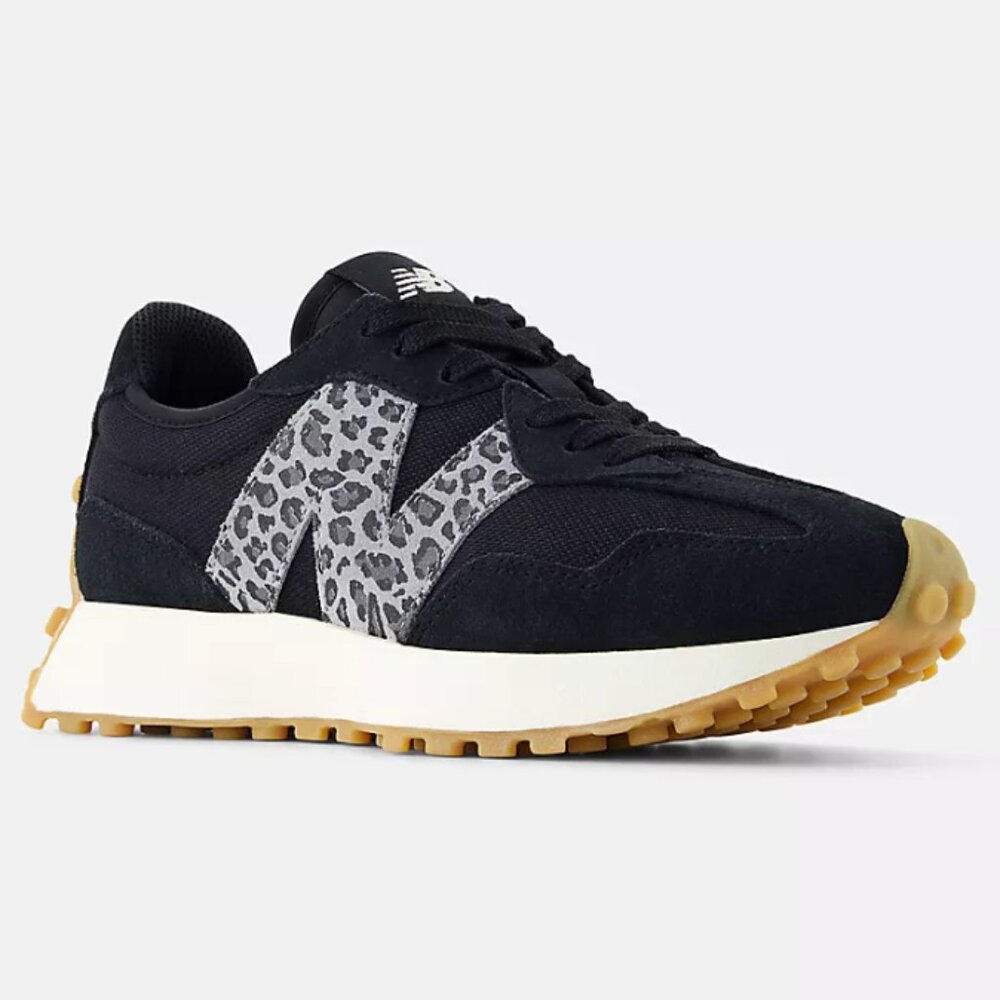 New Balance 327 Animal Print Casual Womens Sneakers Shoes Black Grey size 7 - Picture 4 of 6